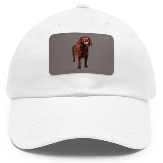 Discover Boykin Spaniel Dad Hat With Leather Patch Dad Hat With Leather Patch