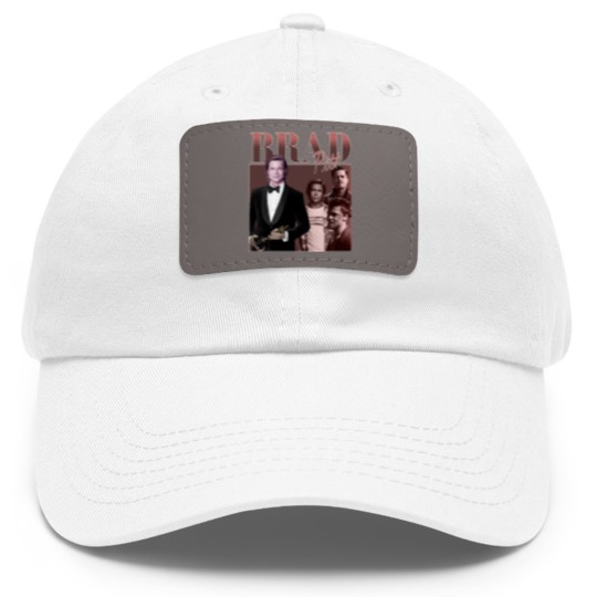 Discover Brad Pitt Dad Hat With Leather Patch | Brad Pitt Fight Club Dad Hat With Leather Patch