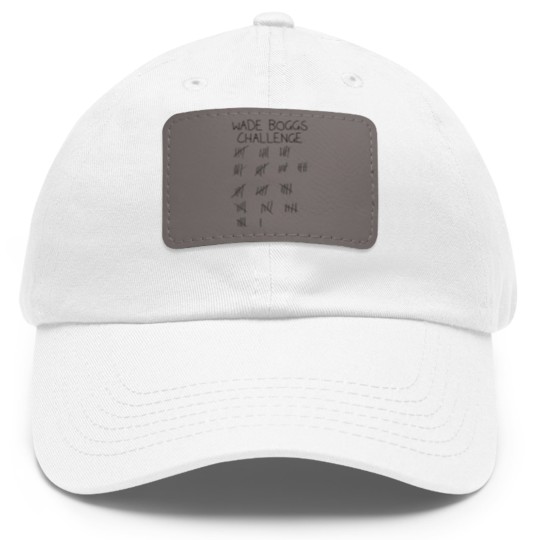 Discover Wade Boggs Challenge Dad Hat With Leather Patch