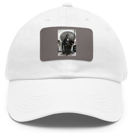 Discover Huey Newton Dad Hat With Leather Patch
