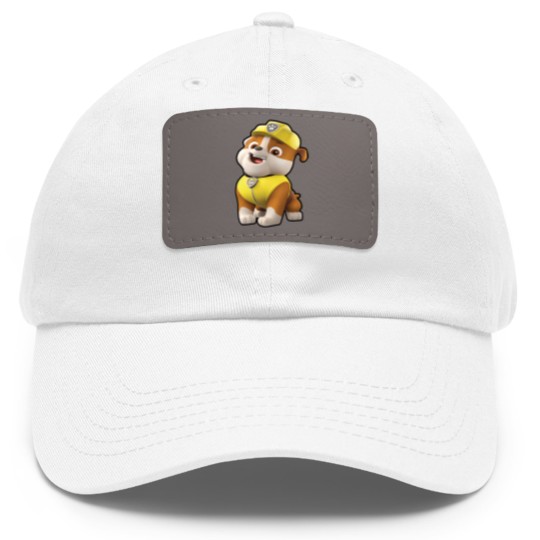 Discover PAW-Patrol Rubble Dad Hat With Leather Patch