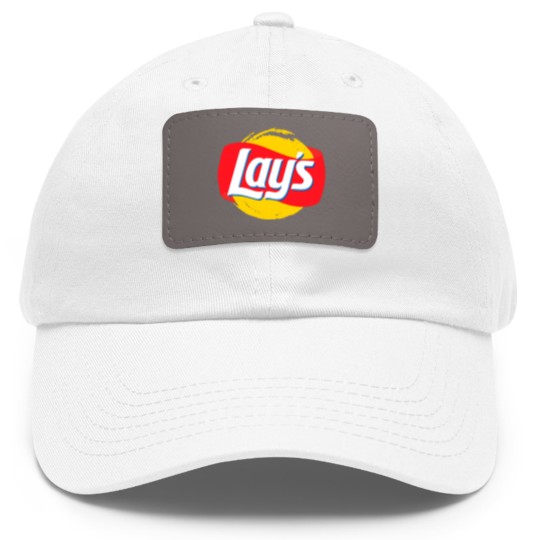 Discover Lays Snack Dad Hat With Leather Patch