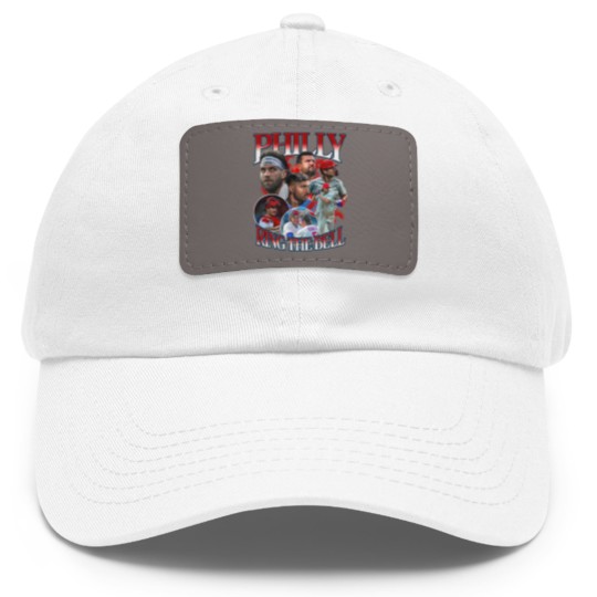 Discover Philly Ring The Bell Dad Hat With Leather Patch, Jose Alvarado Bryce Harper Dad Hat With Leather Patch