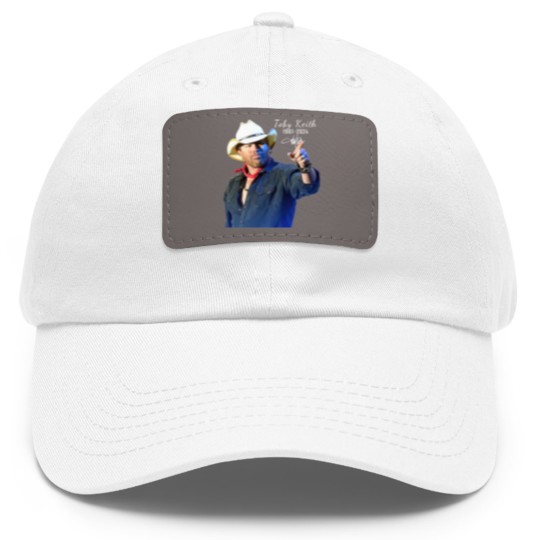 Discover RIP Toby Keith 1961-2024 Signatures Dad Hat With Leather Patch for Men Women