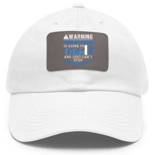 Discover Estonia Dad Hat With Leather Patch