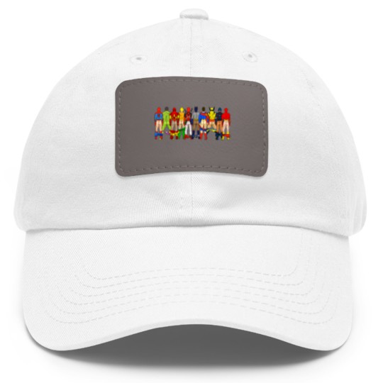 Discover Superhero Butts LV Dad Hat With Leather Patch