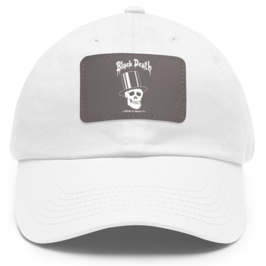 Discover Black Death Vodkas N Roses Dad Hat With Leather Patch