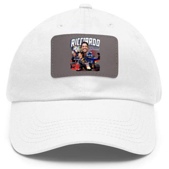 Discover Daniel Ricciardo Dad Hat With Leather Patch