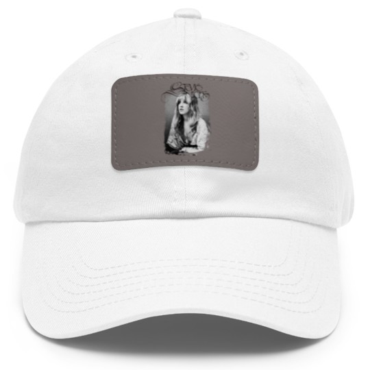 Discover Stevie Nicks Fleetwood Mac 1970's Rock N Roll Band Concert Dad Hat With Leather Patch