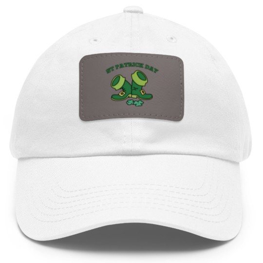 Discover St Patrick Day Dad Hat With Leather Patch
