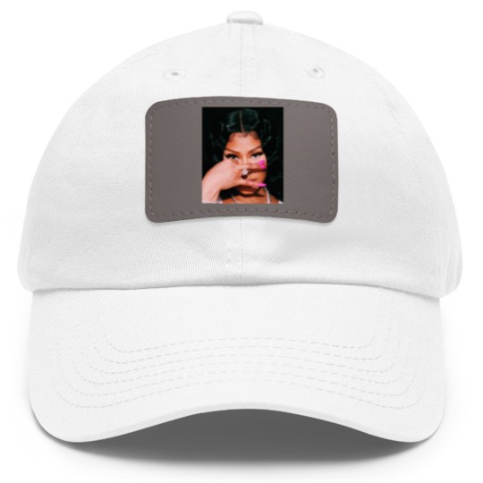 Discover the Nicki Minaj Graphic Unisex Dad Hat With Leather Patch, Dad Hat With Leather Patch