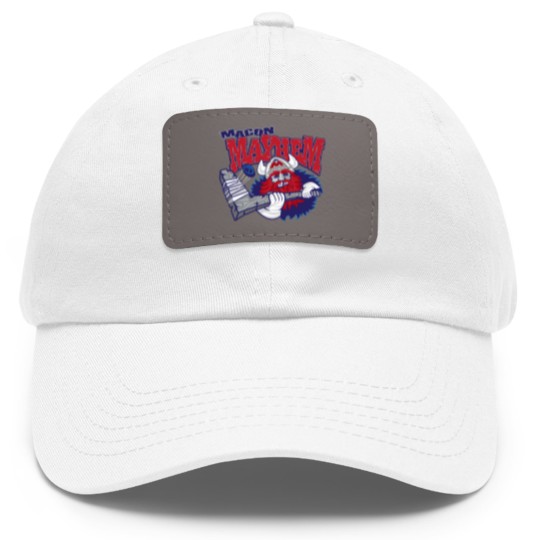 Discover Macon-Mayhem-Premium Dad Hat With Leather Patch