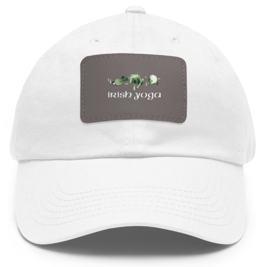 Discover Men's Irish Yoga Dad Hat With Leather Patch St Patrick's Day