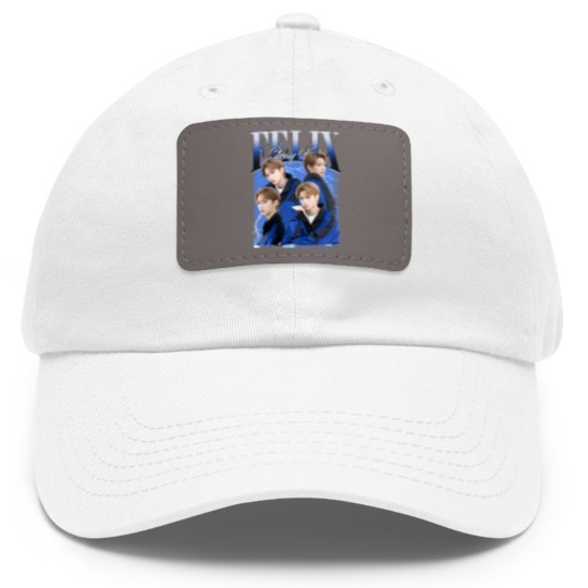 Discover Vintage Stray Kids Felix Lee Dad Hat With Leather Patch