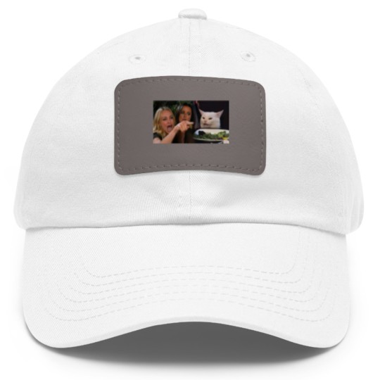 Discover Woman Yelling at a Cat - Meme - Dad Hat With Leather Patch