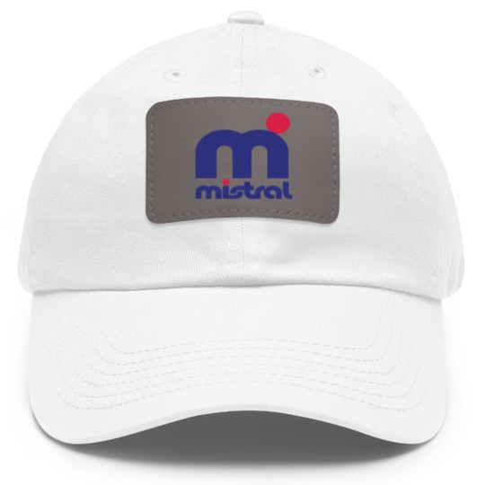 Discover Mistral Logo | Essential Dad Hat With Leather Patch