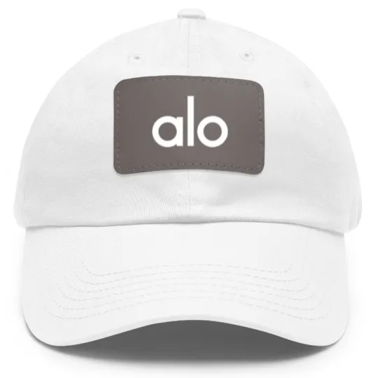 Discover Alo Yoga Dad Hat With Leather Patch