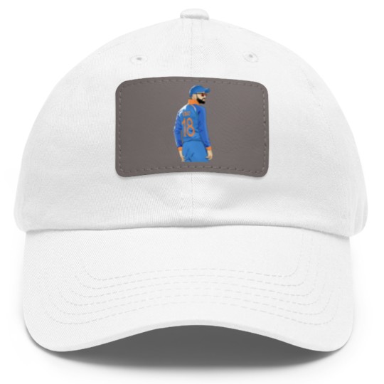 Discover Virat Kohli - Virat Kohlicricketindia1 Inch Beard1 Mo - Dad Hat With Leather Patch