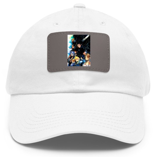 Discover Final Fantasy VII Crisis Core Dad Hat With Leather Patch