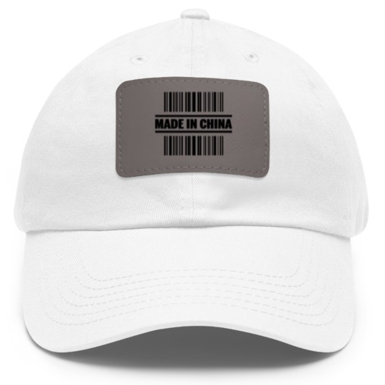 Discover Made in China Dad Hat With Leather Patch