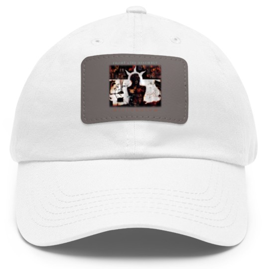 Discover Front line assembly millennium Dad Hat With Leather Patch
