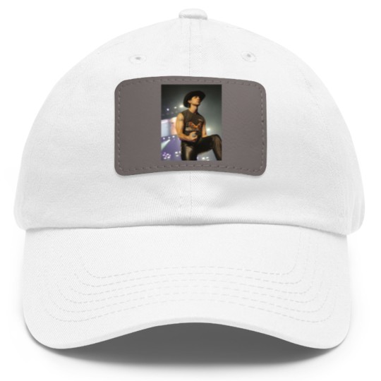 Discover Cowboy Joe Jonas Jonas Brothers Unisex Softstyle Dad Hat With Leather Patch
