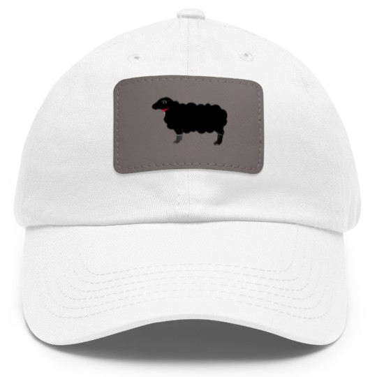 Discover The Black Sheep Dad Hat With Leather Patch