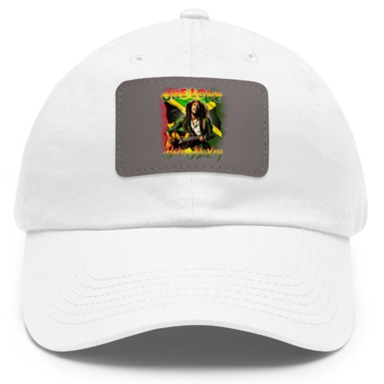 Discover Bob Marley , One love, One love movie Dad Hat With Leather Patch