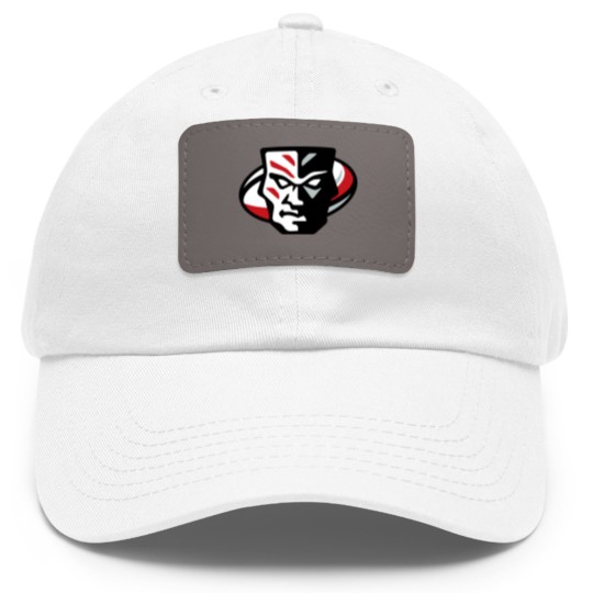 Discover Warriors rugby Dad Hat With Leather Patch