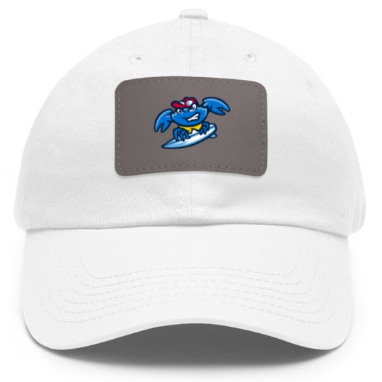 Discover Jersey Shore Blue Claws Dad Hat With Leather Patch