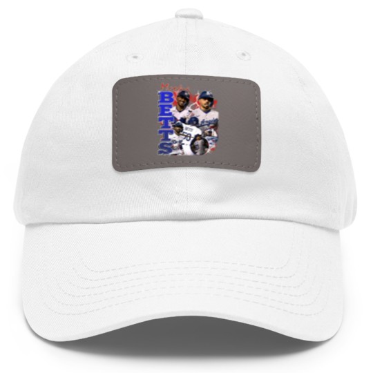 Discover Vintage Mookie Betts Dad Hat With Leather Patch