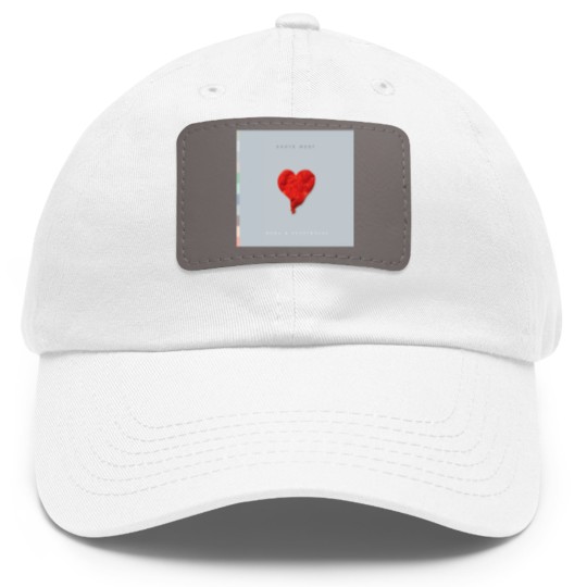Discover Kanye West Dad Hat With Leather Patch - 808s & Heartbreak Unisex Dad Hat With Leather Patch