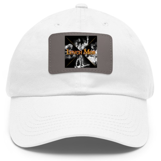 Discover Lynch Mob World Tour Dad Hat With Leather Patch, Vintage Lynch Mob Band Dad Hat With Leather Patch, Retro Lynch Mob Band Dad Hat With Leather Patch