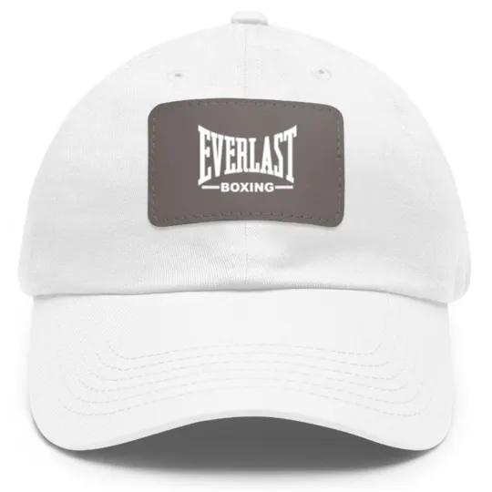 Discover Everlast Boxing Dad Hat With Leather Patch