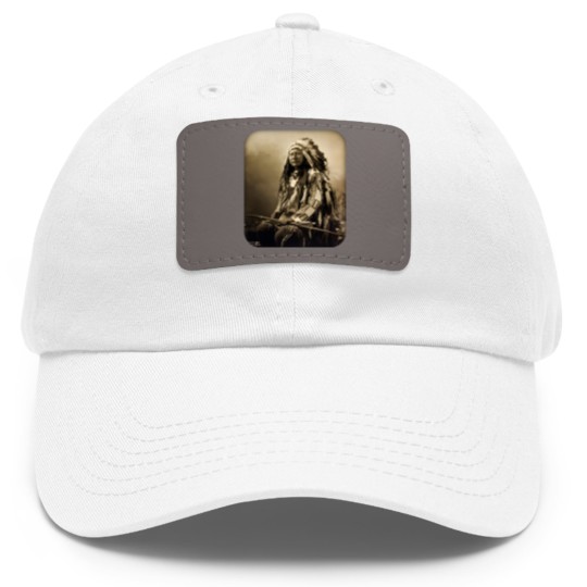 Discover Chief Spotted Elk Lakota Sioux Native American Indian - Native American - Dad Hat With Leather Patch