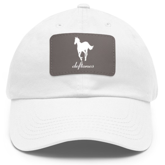Discover Vintage Deftone Pony Logo Dad Hat With Leather Patch