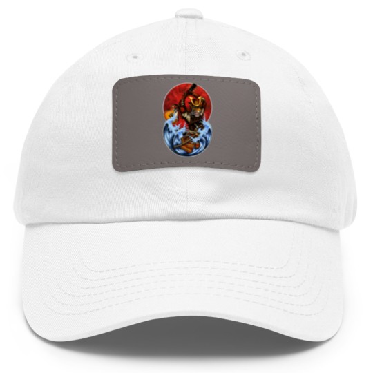 Discover Six String Samurai Dad Hat With Leather Patch