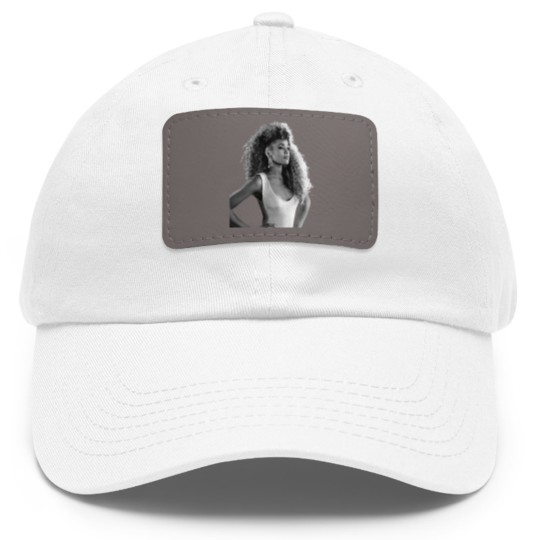 Discover Whitney Houston Dad Hat With Leather Patch