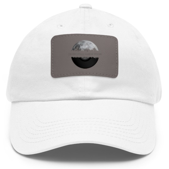 Discover Crosby, Stills, Nash Young moon - Crosby Stills Nash Young Moon - Dad Hat With Leather Patch