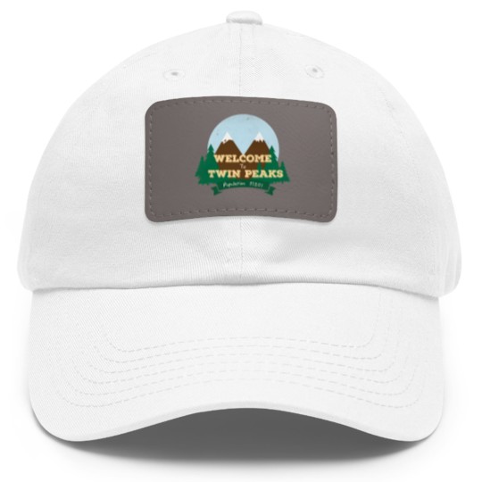 Discover Welcome To Twin Peaks Dad Hat With Leather Patch