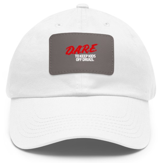 Discover Dare  - DARE Dare Vintage 90s Logo Dad Hat With Leather Patch