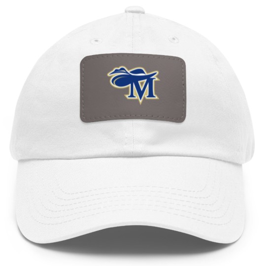 Discover Montreat College Cavaliers Logo Dad Hat With Leather Patch