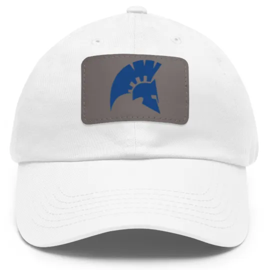 Discover Tacoma Community College Titans logo Dad Hat With Leather Patch
