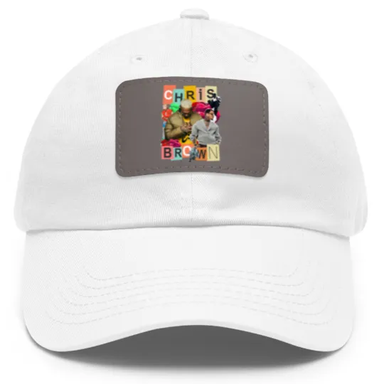 Discover Vintage Breezy Chris Brown Dad Hat With Leather Patch