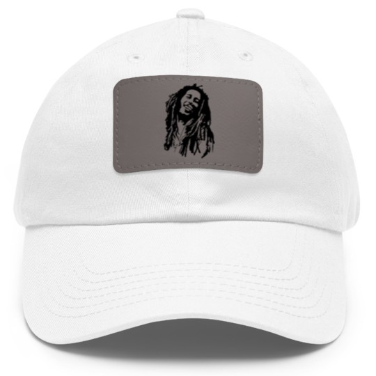 Discover Bob Marley Dad Hat With Leather Patch