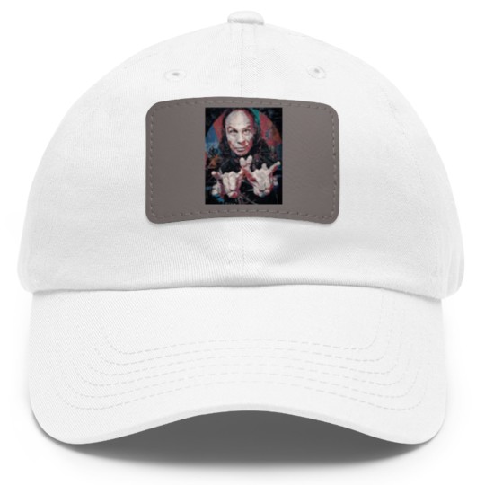 Discover Ronnie James Dio Dad Hat With Leather Patch
