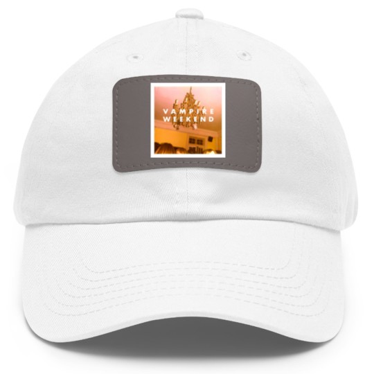 Discover Vampire Weekend Dad Hat With Leather Patch - Vampire Weekend Music Dad Hat With Leather Patch
