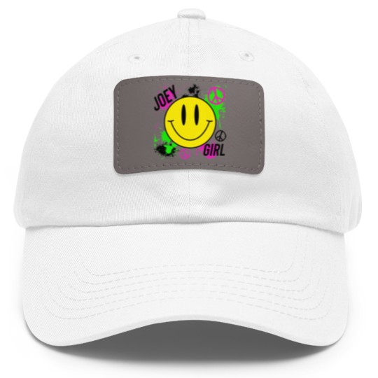 Discover Joey Girl NKOT Block Dad Hat With Leather Patch, Joey McIntyre, New Kids on Block, Retro, 80s, 90s Short-Sleeve Dad Hat With Leather Patch
