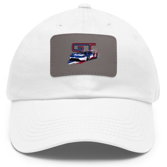 Discover GT IMSA GTLM Race Car Premium Dad Hat With Leather Patch