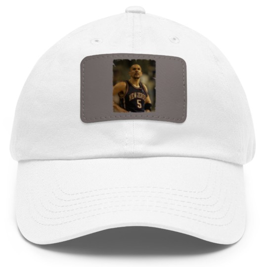Discover Jason Kidd - Vintage Design Of Basketball Dad Hat With Leather Patch